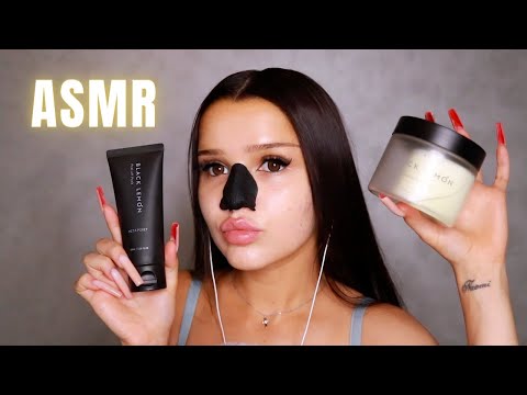 ASMR FLAWLESS SKIN KOREAN SKINCARE ROUTINE