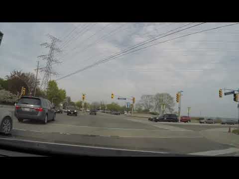 Driving into Burlington, Ontario