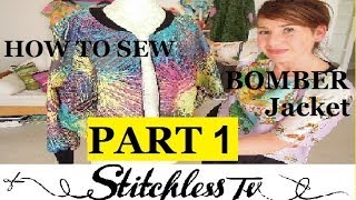 How to sew a bomber jacket PART 1