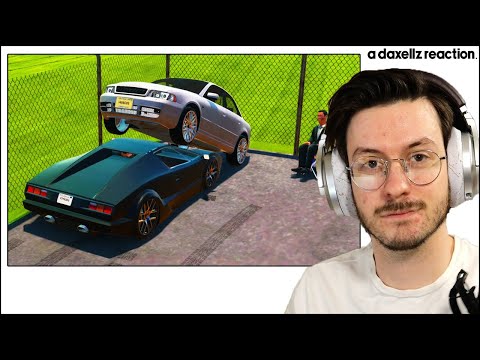 Reaction to Lets Game It Out I Turned a Whole Town Into a Monument of Insanity - Car for Sale