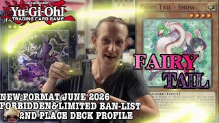 Yugioh, New Format June 2026 local's 2nd place Deck Profile-Fairy Tail-Josie W