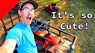 A Tiny Snapper Rear Engine Riding Mower! | Troybilt Horse XP | Motorcycle sale | Garage Story