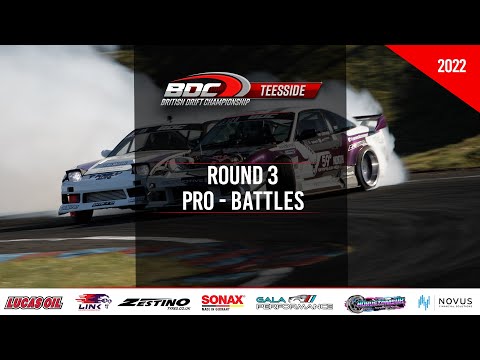 BDC - Rd 3 Teesside - Pro Battles - British Drift Championships 2022