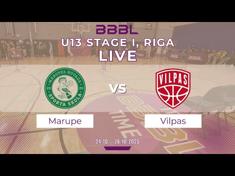 Mārupes NSS 2013 vs Salon Vilpas 2013 | BBBL Boys U13