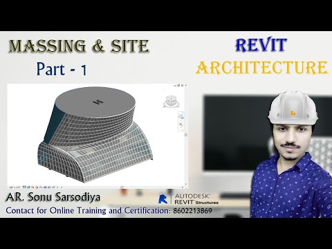 Massing & Site | Floor Levels | Massing | Site | Revit Architecture | Revit Tutorial | Part - 1