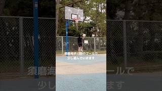 須磨海浜公園でバスケしてきた