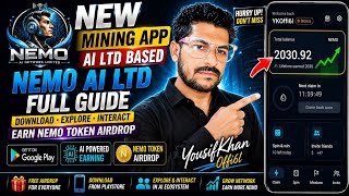NEMO AI LTD New Mining App 2026 🔥 NEMO Airdrop | Free NEMO Token | Ful