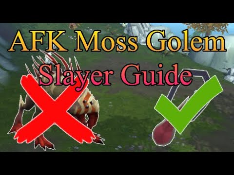 Moss Golem Slayer Task Guide +700k Combat +965k Slayer XP/HR