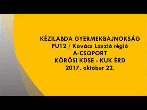 KŐRÖSI KDSE - KUK Érd FU12