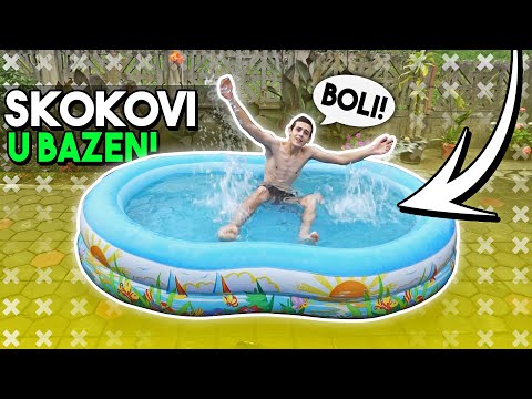 SKOKOVI U BAZEN ! *polomio se*