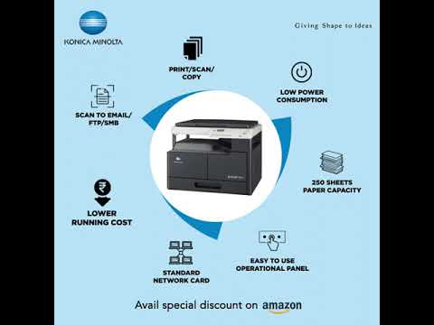 Konica Minolta Bizhub 185en Multifunction Printer