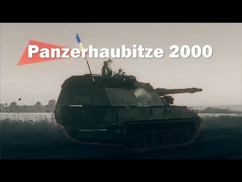 Ukrainian military showed using German PzH 2000 howitzer on frontline