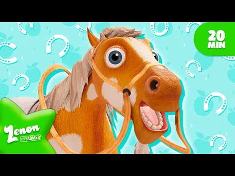 Giddy up Draft Horse and More Songs!| Let's Dance With My Draft Horse | Zenon the Farmer