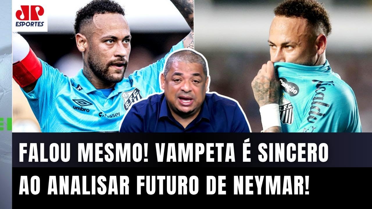"QUEM É QUE VAI FAZER ISSO, velho??? O Neymar pra mim DEVERIA..." Vampeta É SINCERO sobre o Santos!