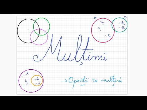 Sets: operations with sets