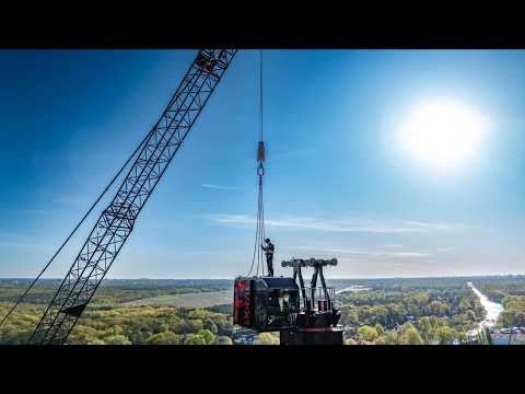 Abbau eines AK410 Turmdrehkranes - XXL
