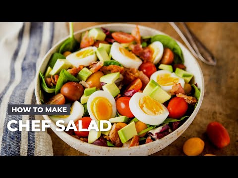 How to Make Chef Salad with Egg - Easy, Healthy Recipe!