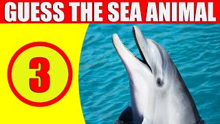 Guess the Sea Animal in 3 SECONDS | 100 Sea Animals | Game for Kids, Preschoolers, and Kindergarten