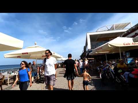 Kołobrzeg Poland - Kołobrzeg 2023 Summer Walking Tour  - Kolobrzeg Beach Boulevard Walk