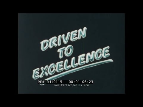 "DRIVEN TO EXCELLENCE"  1983 AUTO RACING DOCUMENTARY w/ MARIO ANDRETTI & PAUL NEWMAN  RJ10115