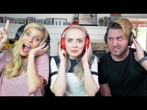 SINGING WITH NOISE CANCELLING HEADPHONES - Madilyn Bailey, Joshua Evans & Rebecca Zamolo