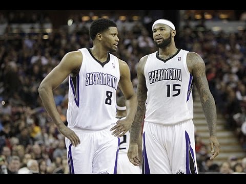 DeMarcus Cousins & Rudy Gay 46 Pts Combined Full Highlights vs Wizards (22.03.2015)