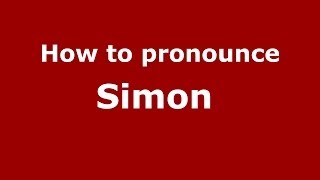 How to pronounce Simon 