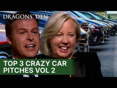 Top 3 Crazy Car Pitches In The Den | Vol.2 | COMPILATION | Dragons' Den