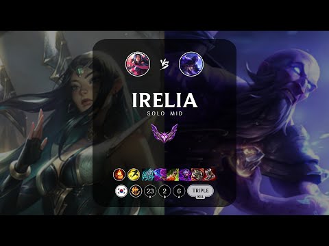 Irelia Mid vs Ryze - KR Master Patch 13.1