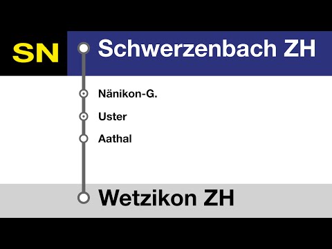 ZVV (SBB) Ansagen » SN Schwerzenbach ZH — Wetzikon ZH | SLBahnen