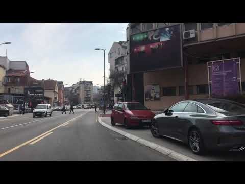 Linija 52 Zeleni venac - Cerak (vinogradi) time lapse Beograd