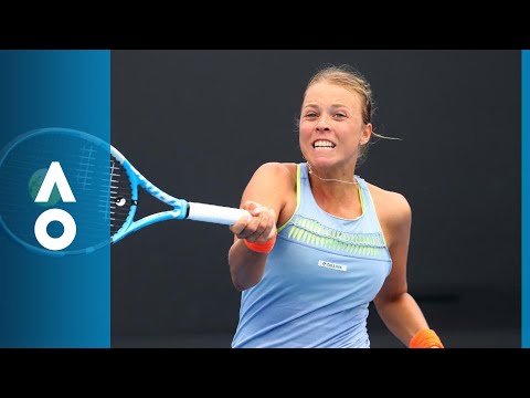 Aleksandra Krunic v Anett Kontaveit match highlights (1R) | Australian Open 2018