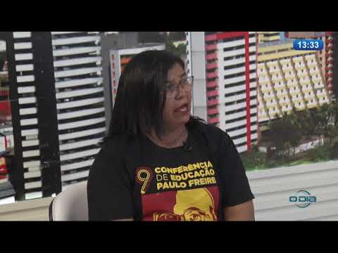 O DIA NEWS 04 07  Entrevista com Paulina Almeida   Presidente do SINTE