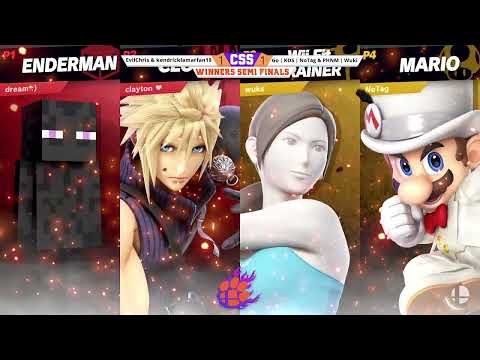 CSS 36 Doubles - WS - TurtleChris & klf19 (Steve/Cloud/Min Min) vs. Wuki & NoTag (WFT/Mario) - SSBU
