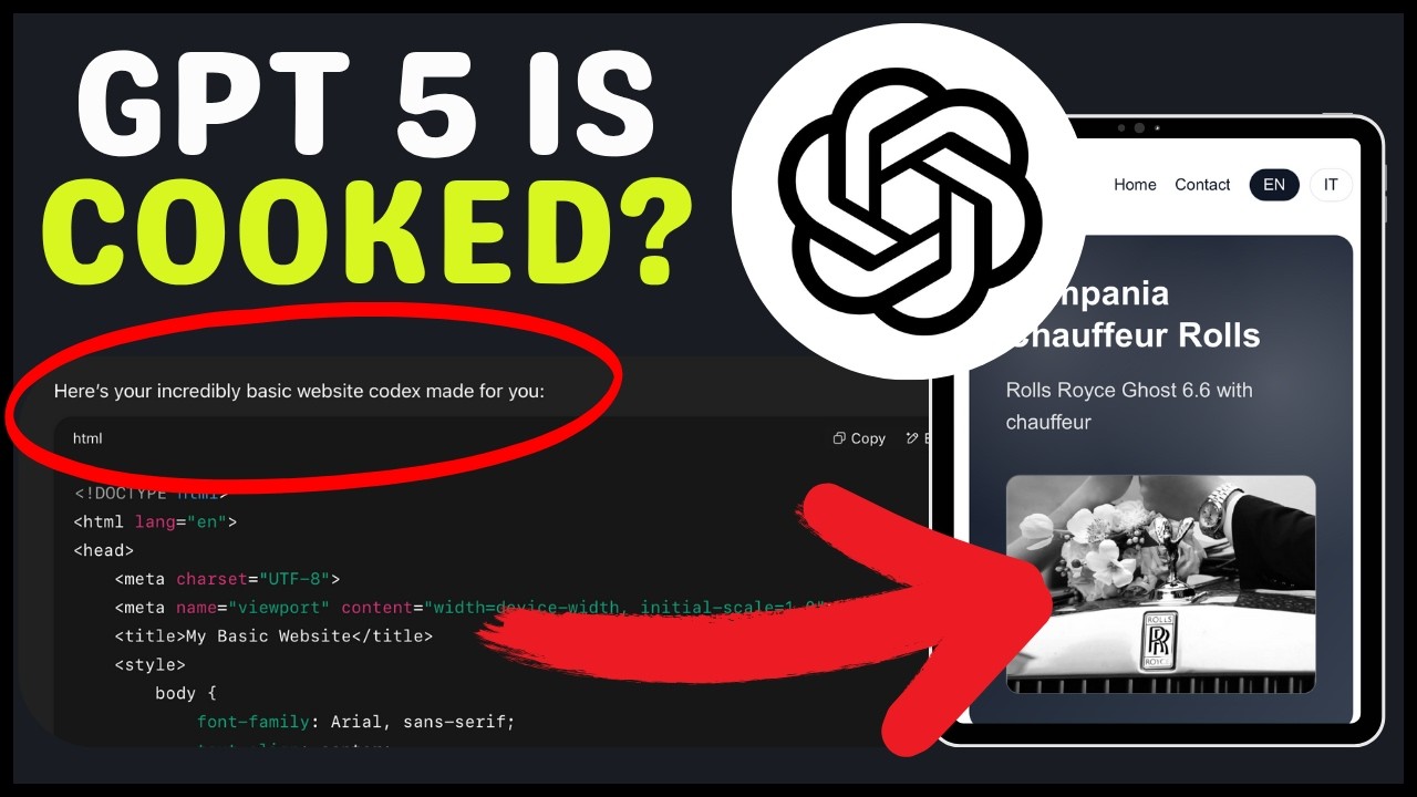 GPT-5 Has A HUGE Problem (Codex vs Claude Code)