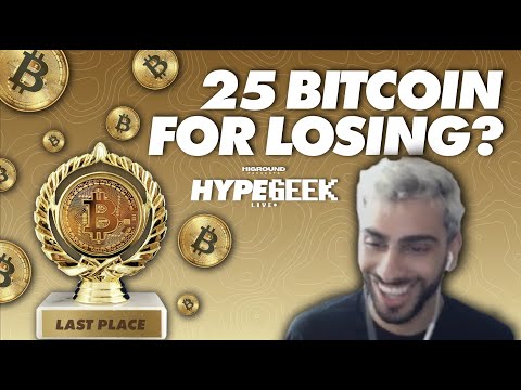 LAST PLACE WINS 25 BITCOIN?!
