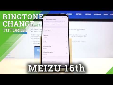 How to Change Ringtone in MEIZU 16TH – Ringtone List