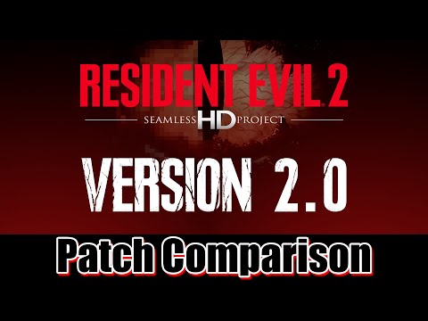 Resident Evil 2 | Seamless HD Project 2.0 Update - Patch Comparison