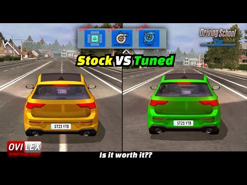 Driving School Sim 2020 - Does Upgrading Engine Make Any Difference?? (Stock VS Tuned) *Maxed Out*