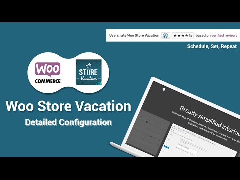 Steps to configure Woo store vacation plugin