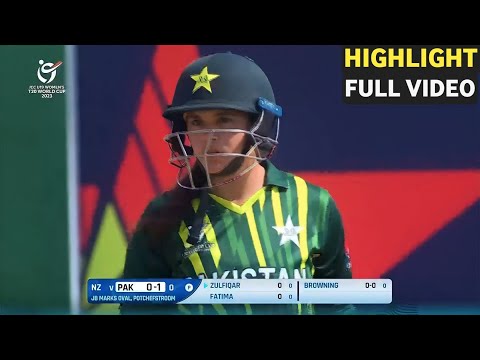 Pakistan Under 19 Women vs New Zealand Under 19 Women's T20 World Cup 2023 Full Match Highlight
