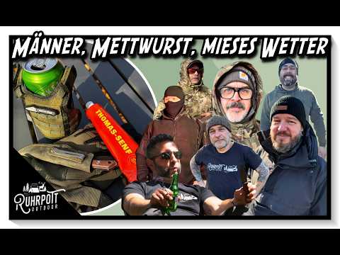 Men, sausage, lousy weather - Ruhrpott Outdoor at the camp