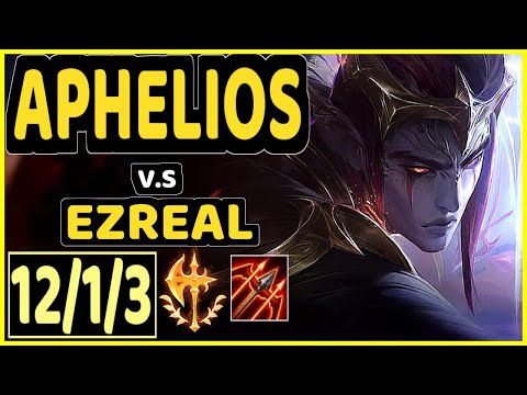 NUCLEAR (APHELIOS) vs EZREAL - 12/1/3 KDA BOTTOM ADC CHALLENGER GAMEPLAY - KR