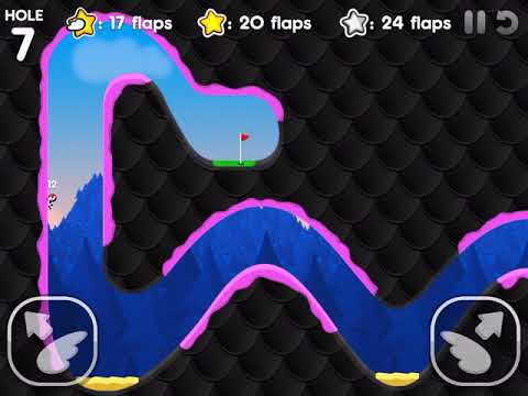 Flappy Golf 2 - Sticky Zone - Hole 7 // SUPERSTAR 17 FLAPS