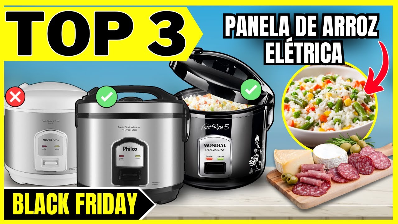 Qual a MELHOR Panela de Arroz Elétrica Custo-Benefício de 2025?  (Black Friday)