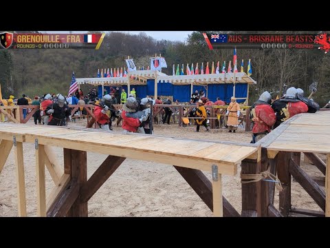 Brisbane Beasts v Grenouille, France - Buhurt League World Cup 2023 - Prague, Czechia 28/4/2023