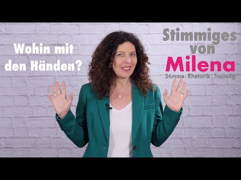 So setzen Sie Gestik gezielt ein: Tipps von Profi-Sprecherin Milena Hardt | Milena Hardt