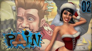 PAIN Gameplay Part 2 - &quot;EXPLOSIVE Christmas Movie!!!&quot; Funny Destruction Game (PS3)