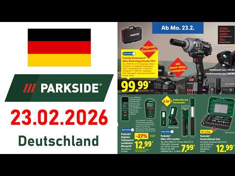 New Lidl Parkside catalog 23.02.2026 Germany Tools & Top Offers
