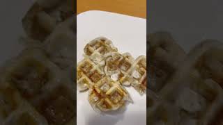 waffle🧇shumai🤤🤤🤤ワッフルメーカーで焼売焼いたら美味すぎた🤤⚡️⚡️